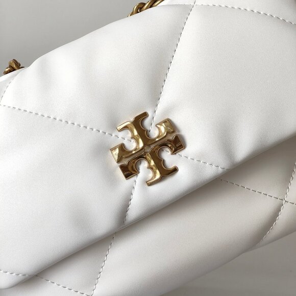 Tory Burch diamond grid platinum chain bag shoulder bag crossbody bag - Picture 6 of 8